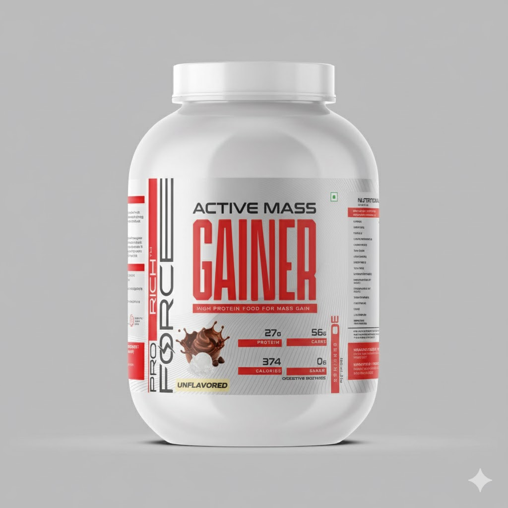 PRORICH Active Mass Gainer – 3kg | Muscle Size | Daily Calorie Support