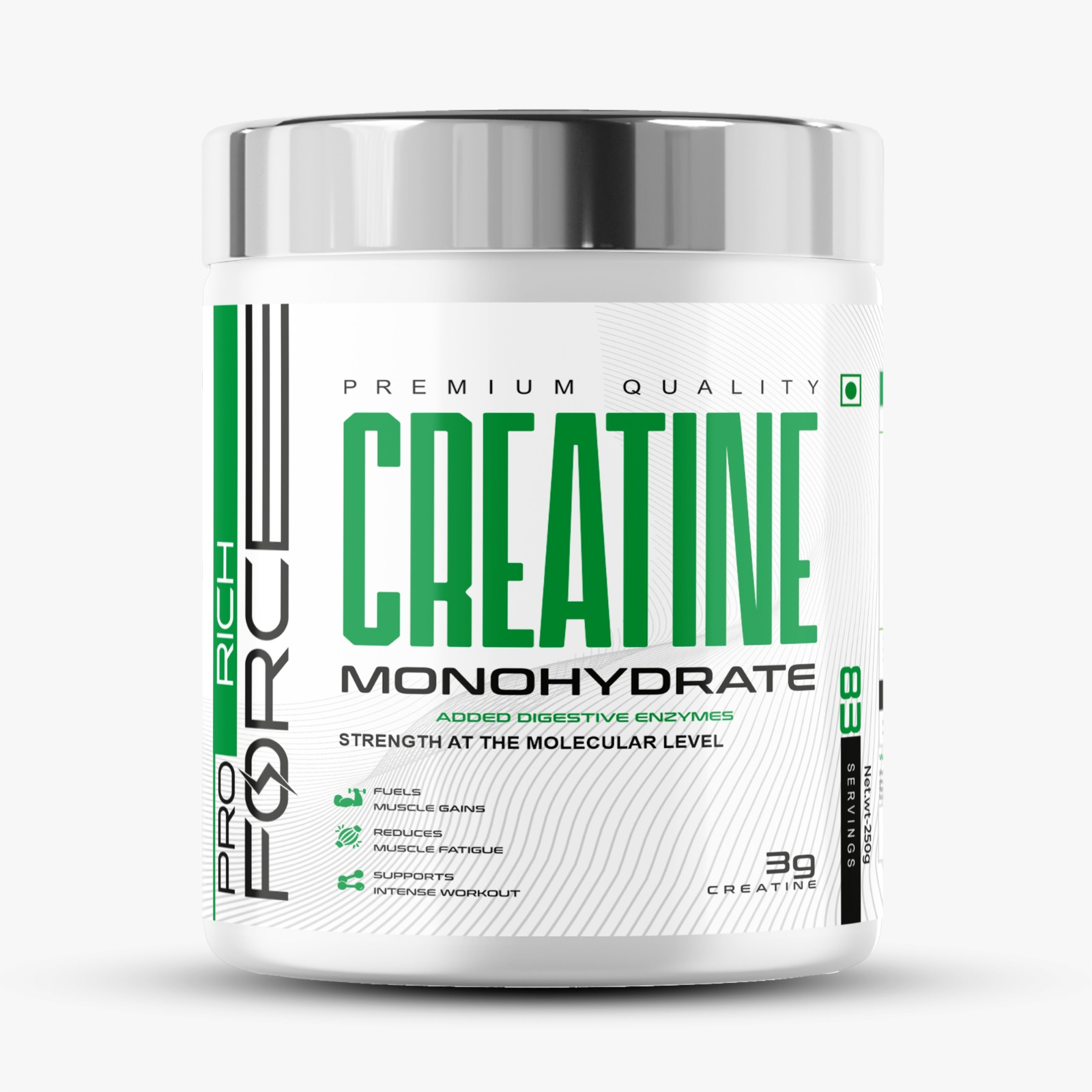 PRORICH Creatine – 250g | Pure Micronized